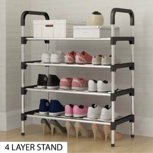 4/5/6 Layers Steel Shoe Rack Storage Stand Organizer