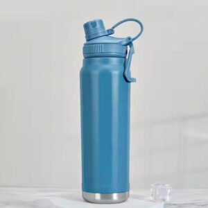 750Ml Stainless Steel Double Wall Vacuum Flask Sports Fitness Water Bottle