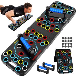 Foldable Push Up Board - Multi-Function Fitness Training System for Home Workouts